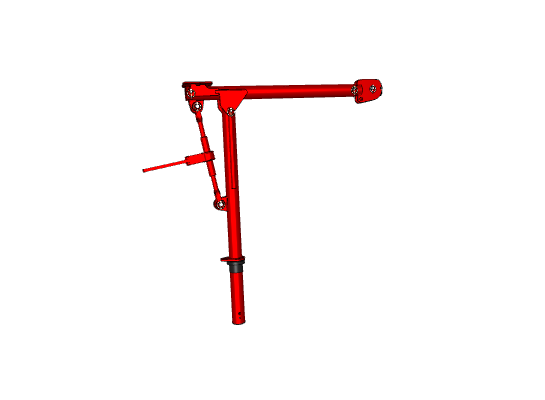 Thern Commander 500 Portable Davit Crane - Powder Coated