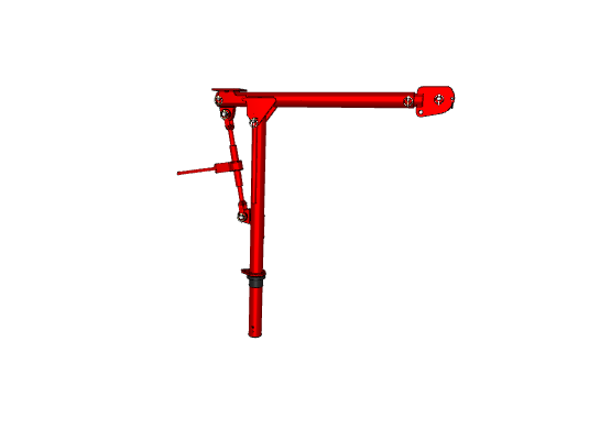 Thern Commander 500 Portable Davit Crane - Galvanised