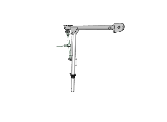 Thern Commander 500 Portable Davit Crane - Stainless Steel