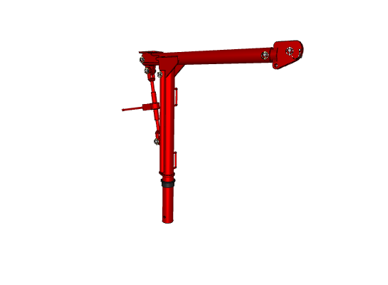 Thern Commander 1000 Portable Davit Crane - Powder Coated