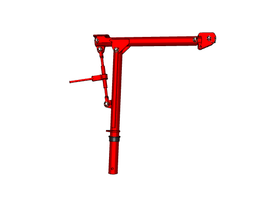 Thern Commander 1000 Portable Davit Crane - Galvanised