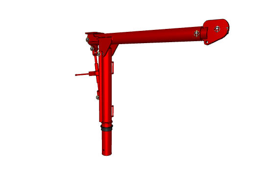 Thern Commander 2000 Portable Davit Crane - Powder Coated