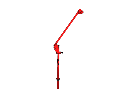 Thern Ensign 500 Portable Davit Crane - Powder Coated